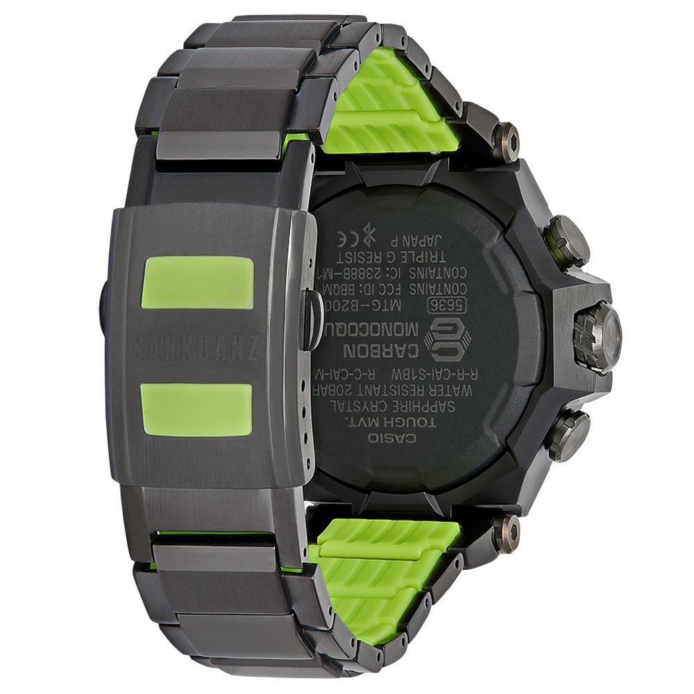 
                      
                        CW MTG-B2000SKZ-1A SANKUANZ Collab Carbon 200m LED Tough Solar Watch
                      
                    