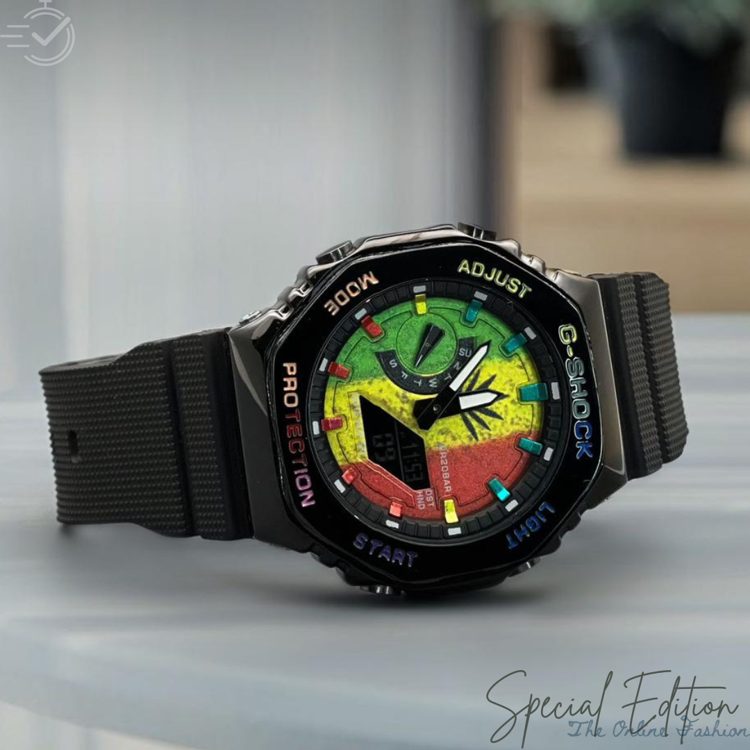 CW GW-2101422-A21 Black Rainbow Dial Watch/