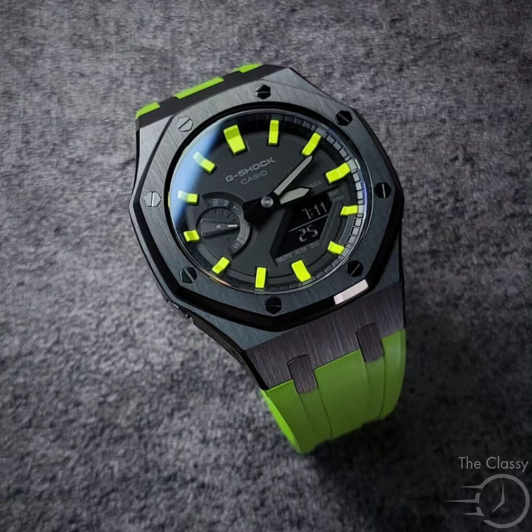 CW GS-2100121-08A Striking Design Green Watch.