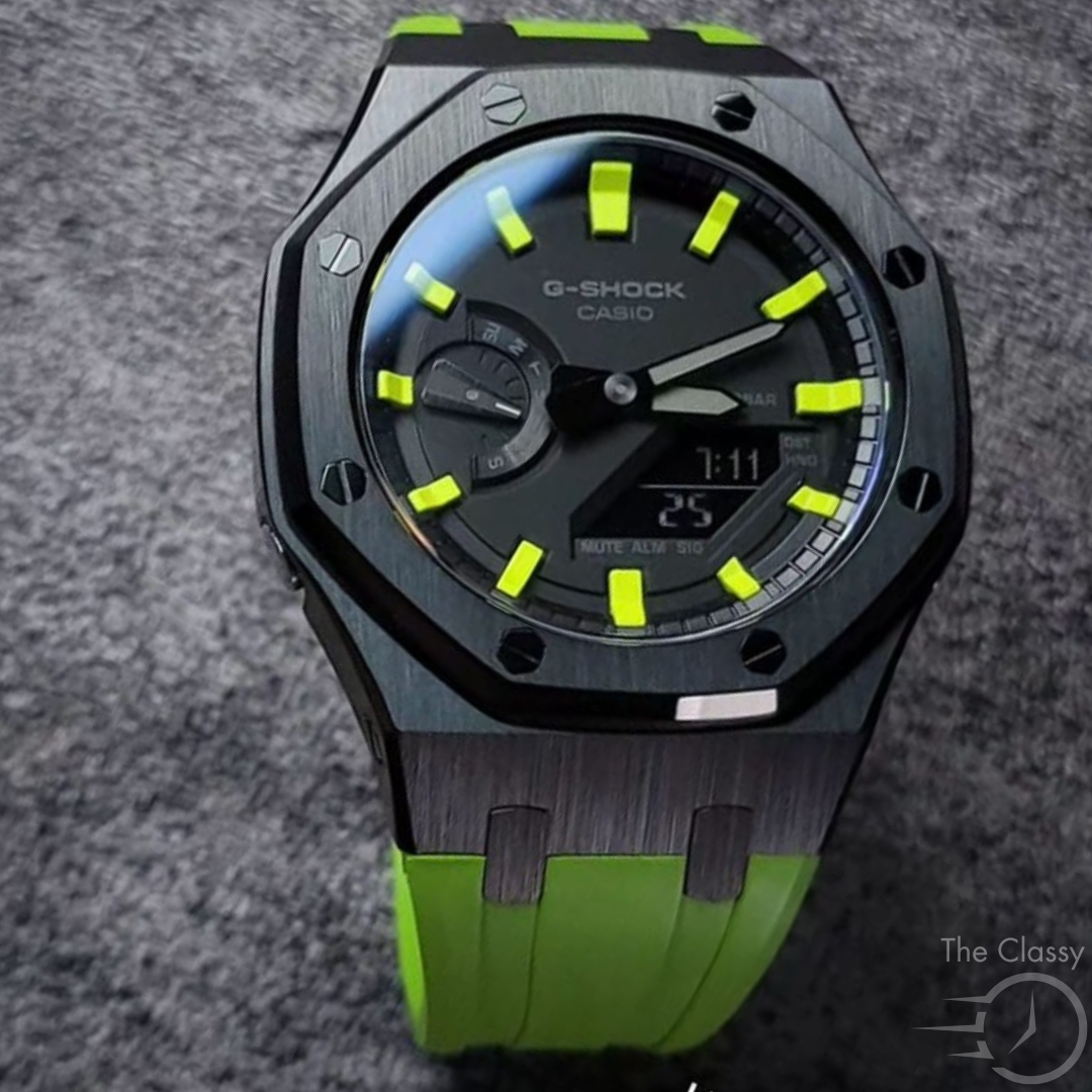 CW GS-2100121-08A Striking Design Green Watch.