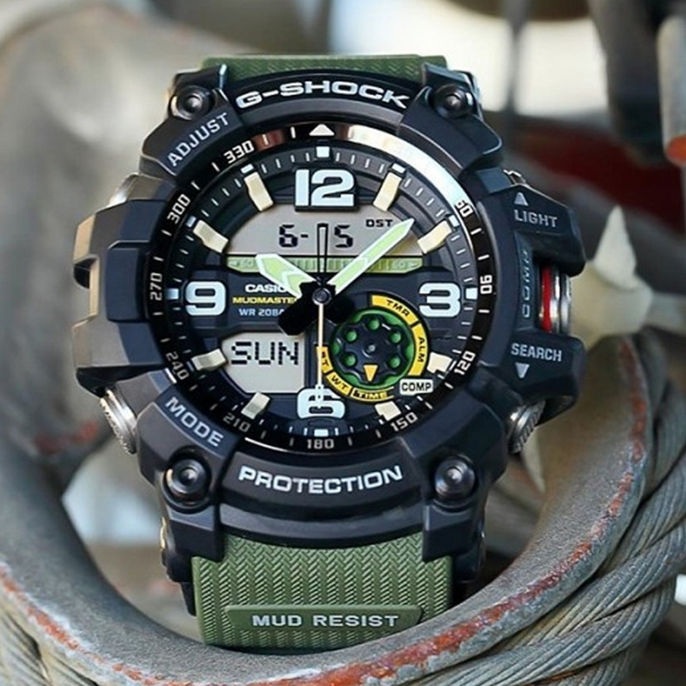 CW GW-N11101J-01A Mud Master Analog-Digital Dial Watch.